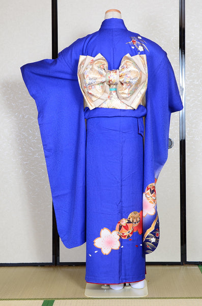 Long-sleeved kimono 6 items set / Furisode / FK#997