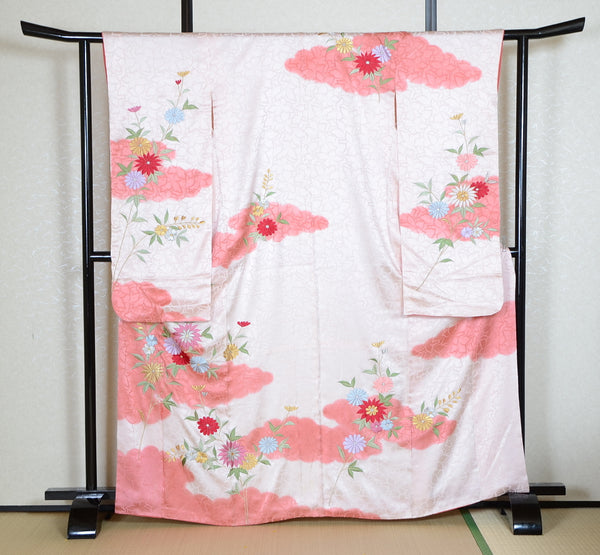 Long-sleeved kimono 6 items set / Furisode / FK#1-573