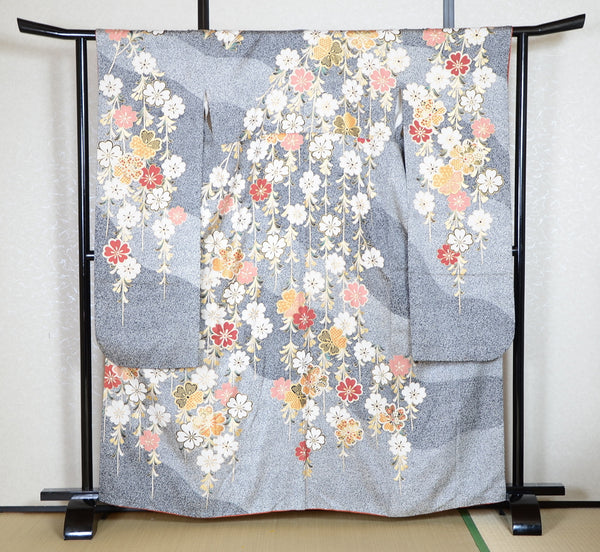 Long-sleeved kimono 6 items set / Furisode / FK#1-692