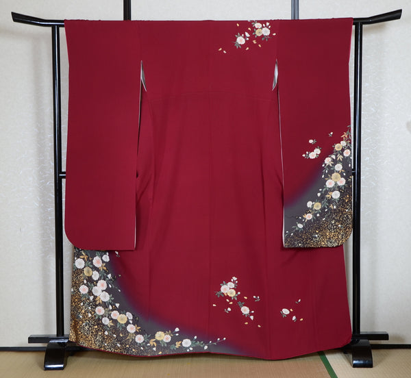Long-sleeved kimono 6 items set / Furisode / FK#1-729