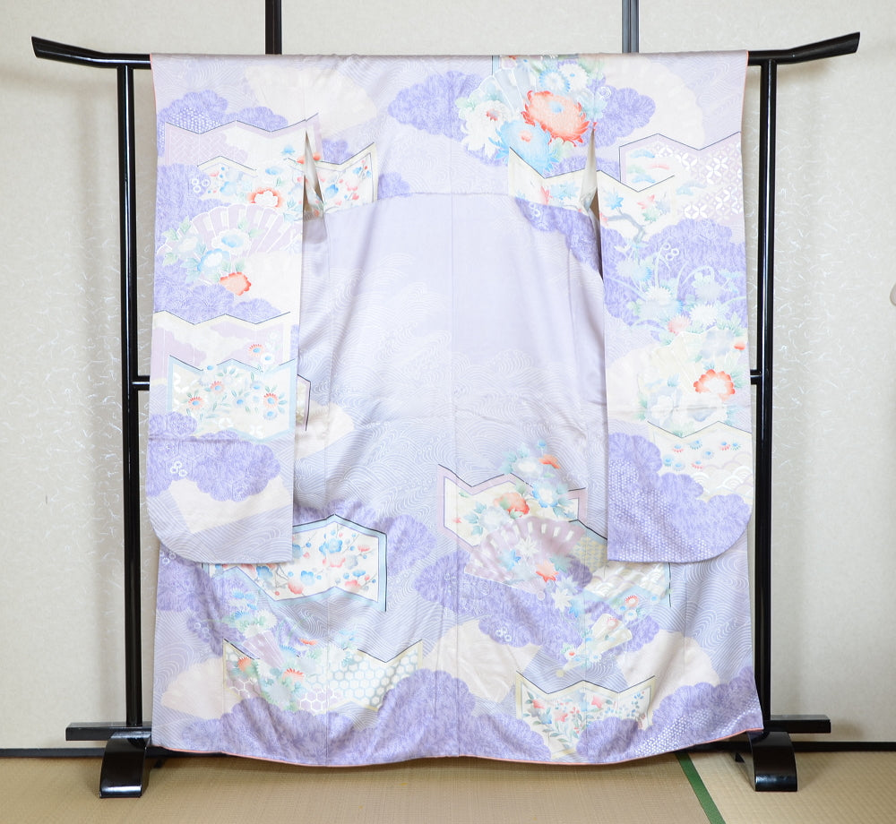 Long-sleeved kimono 6 items set / Furisode / FK#1-723