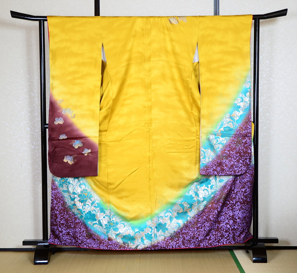 Long-sleeved kimono 6 items set / Furisode / FK#1-438