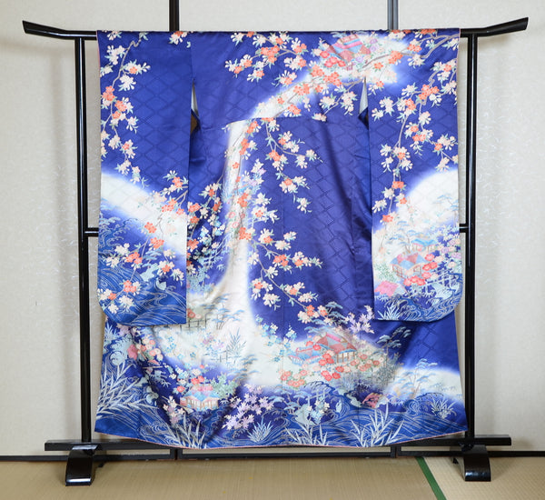 Long-sleeved kimono 6 items set / Furisode / FK#1-565
