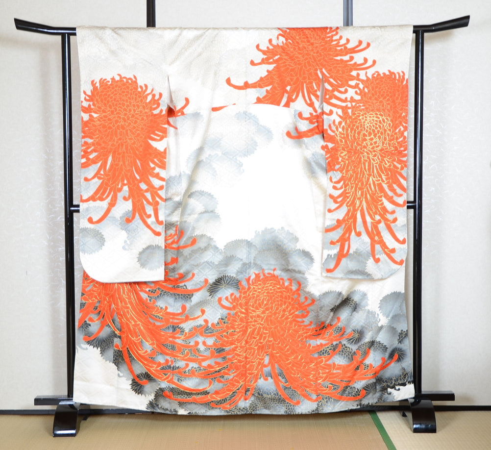 Long-sleeved kimono 6 items set / Furisode / FK#1-566