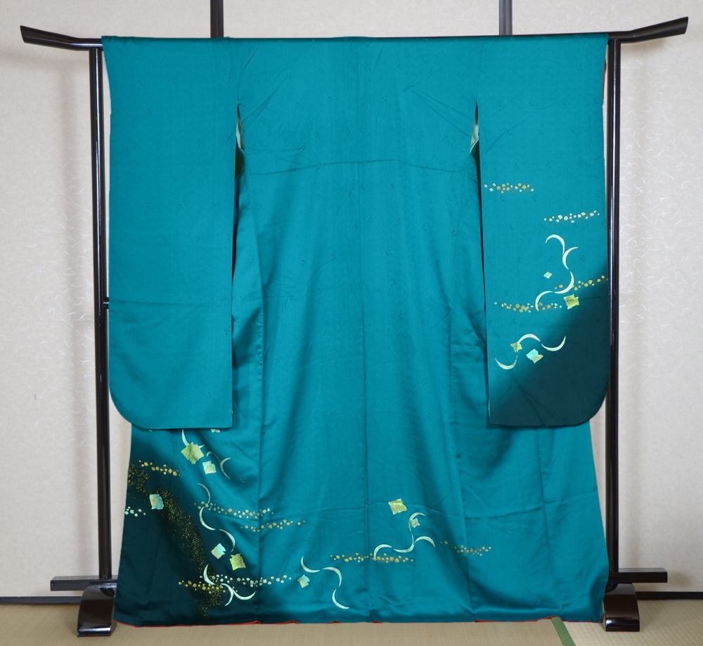 Long-sleeved kimono 6 items set / Furisode / FK#1-756