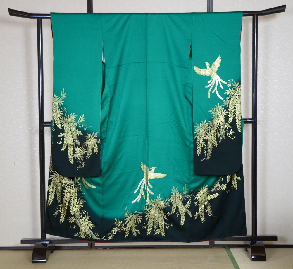 Long-sleeved kimono 6 items set / Furisode / FK#1-547