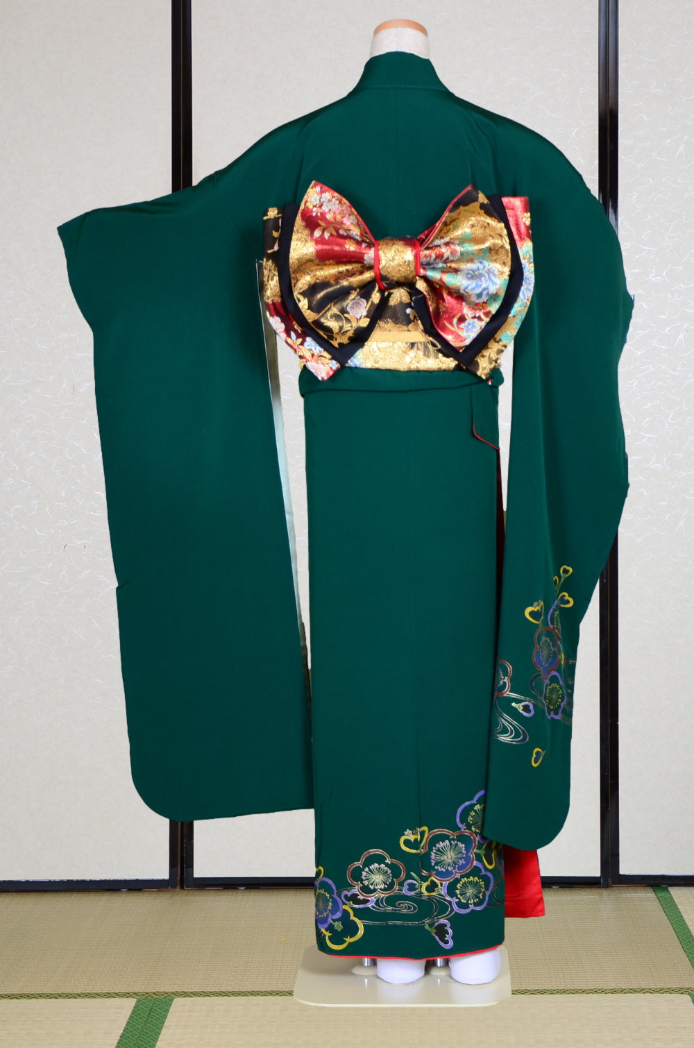 Long-sleeved kimono 6 items set / Furisode / FK#1-351