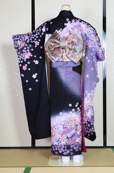 Long-sleeved kimono 6 items set / Furisode / FK#1-360