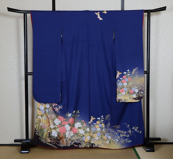 Long-sleeved kimono 6 items set / Furisode / FK#1-852