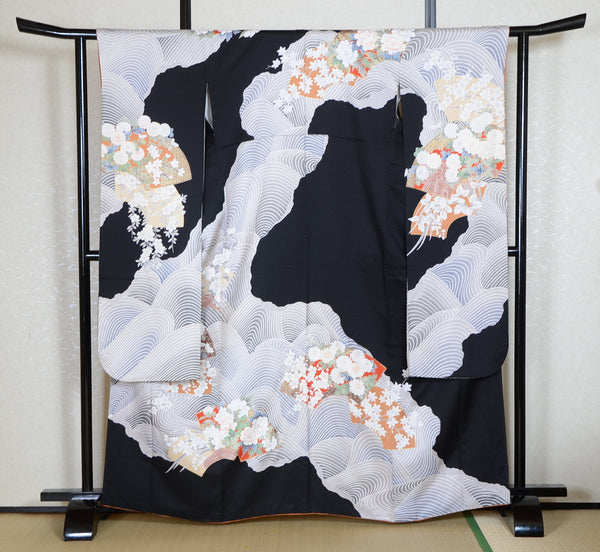 Long-sleeved kimono 6 items set / Furisode / FK#1-739