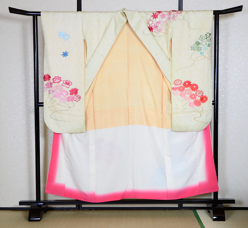 Long-sleeved kimono / Furisode / FK#883