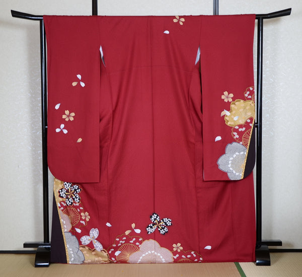Long-sleeved kimono 6 items set / Furisode / FK#1-531