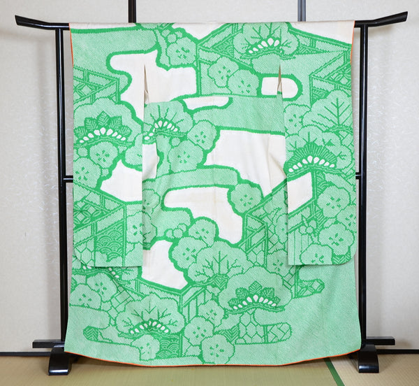 Long-sleeved kimono 6 items set / Furisode / FK#1-744