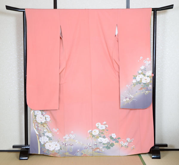 Long-sleeved kimono 6 items set / Furisode / FK#1-581