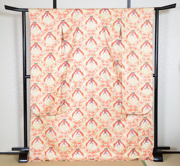 Long-sleeved kimono 6 items set / Furisode / FK#1-709
