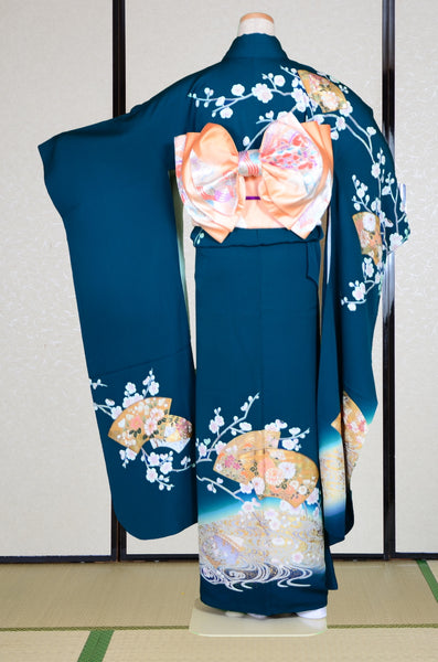 Long-sleeved kimono 6 items set / Furisode / FK#1-355