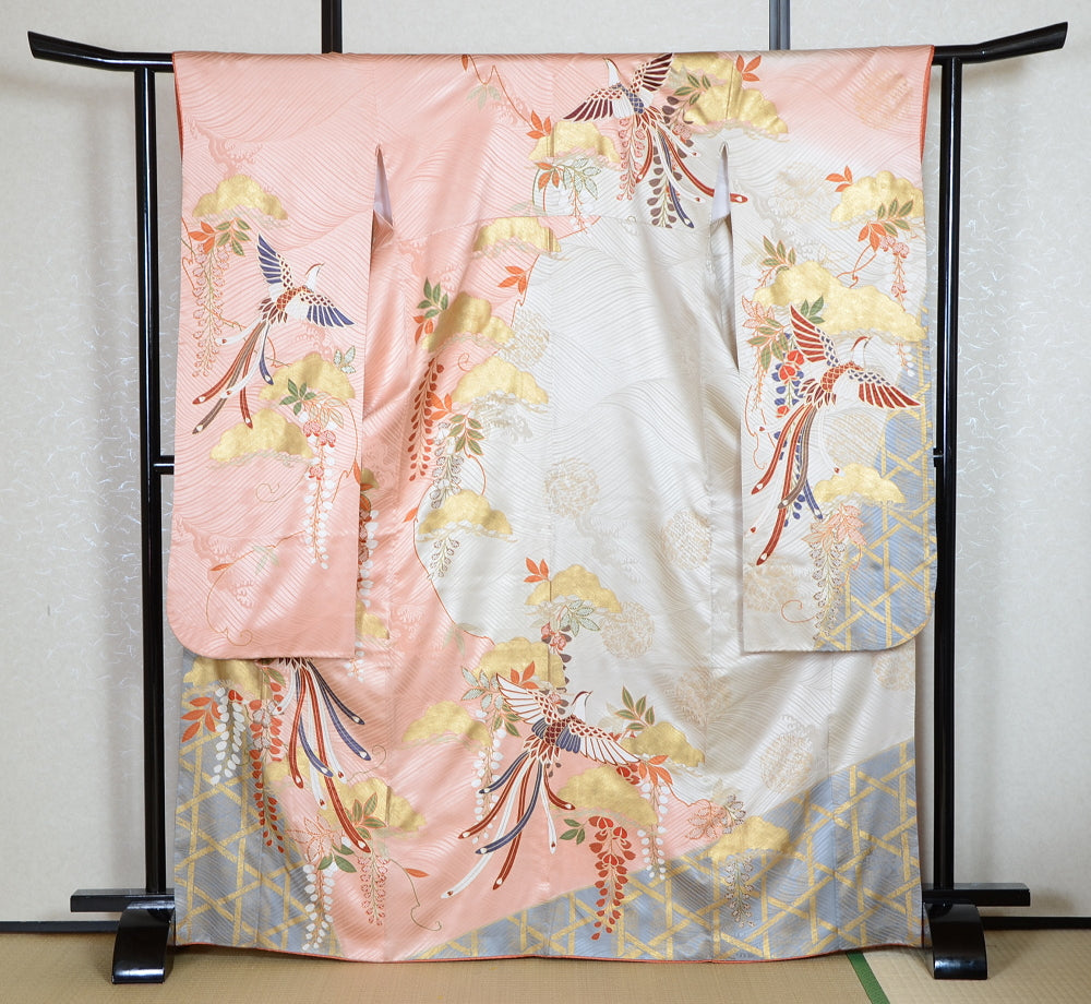 Long-sleeved kimono 6 items set / Furisode / FK#1-699