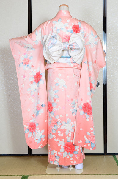 Long-sleeved kimono 6 items set / Furisode / FK#1195