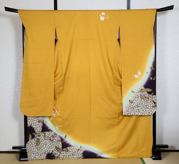 Long-sleeved kimono 6 items set / Furisode / FK#1-422