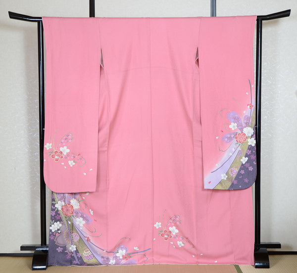 Long-sleeved kimono 6 items set / Furisode / FK#1-735