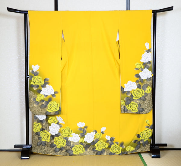 Long-sleeved kimono 6 items set / Furisode / FK#1-678