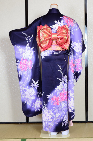 Long-sleeved kimono 6 items set / Furisode / FK#1-314