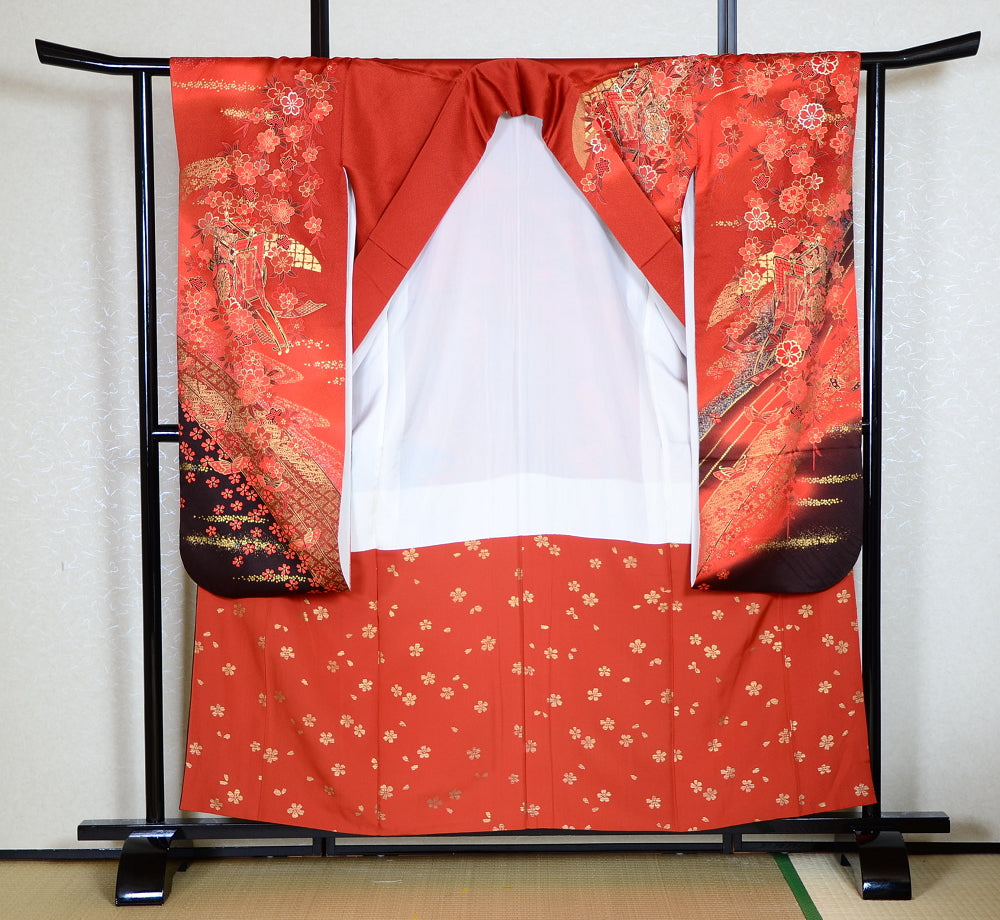 Long-sleeved kimono 6 items set / Furisode / FK#1-429