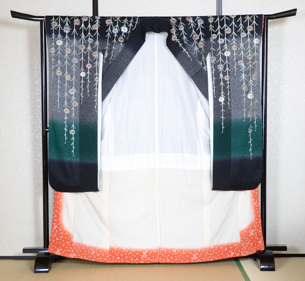 Long-sleeved kimono 6 items set / Furisode / FK#1-588