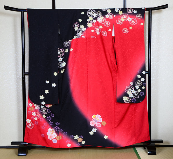 Long-sleeved kimono 6 items set / Furisode / FK#1-223