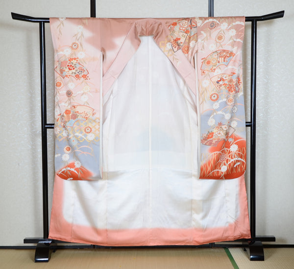 Long-sleeved kimono 6 items set / Furisode / FK#1-539