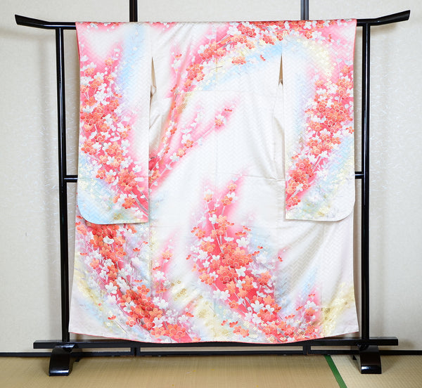 Long-sleeved kimono 6 items set / Furisode / FK#1130