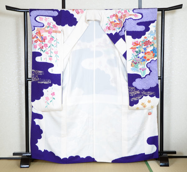 Long-sleeved kimono 6 items set / Furisode / FK#1-690