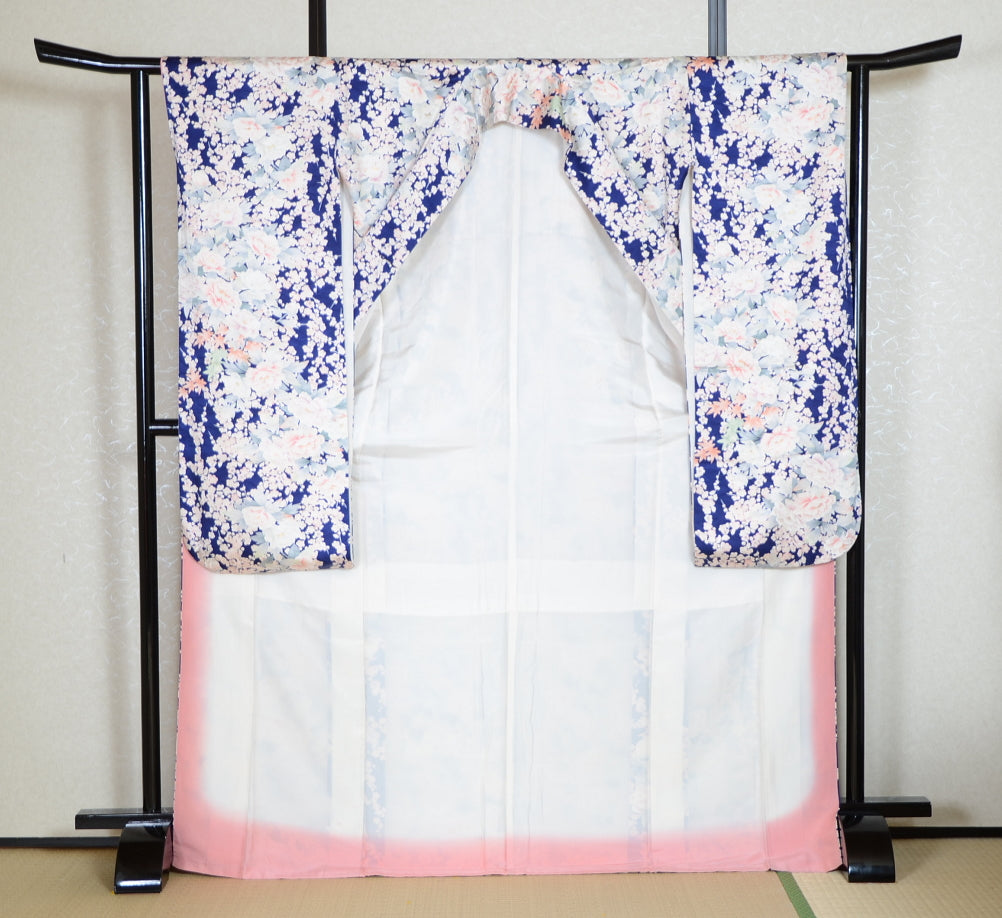 Long-sleeved kimono 6 items set / Furisode / FK#1-556