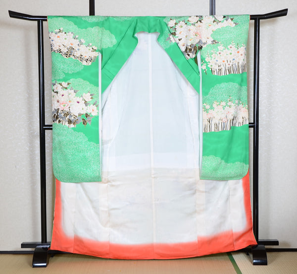 Long-sleeved kimono 6 items set / Furisode / FK#1-753