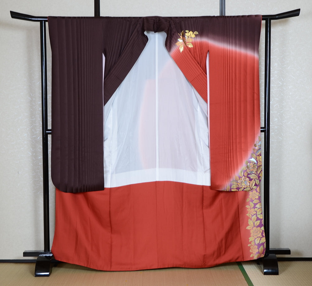 Long-sleeved kimono 6 items set / Furisode / FK#1-553