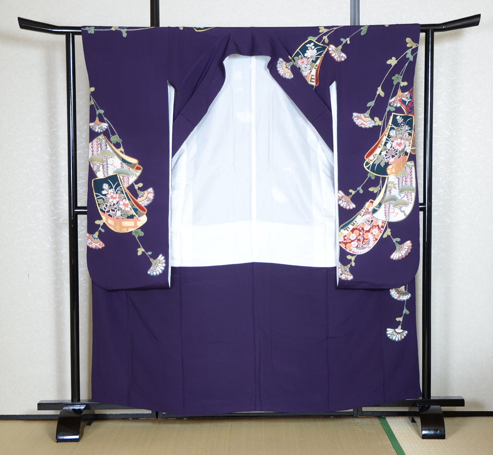 Long-sleeved kimono 6 items set / Furisode / FK#1-587