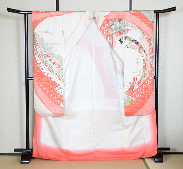 Long-sleeved kimono 6 items set / Furisode / FK#1-719