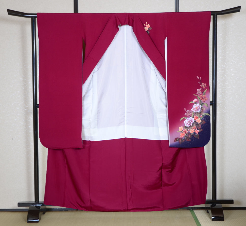 Long-sleeved kimono 6 items set / Furisode / FK#1-833