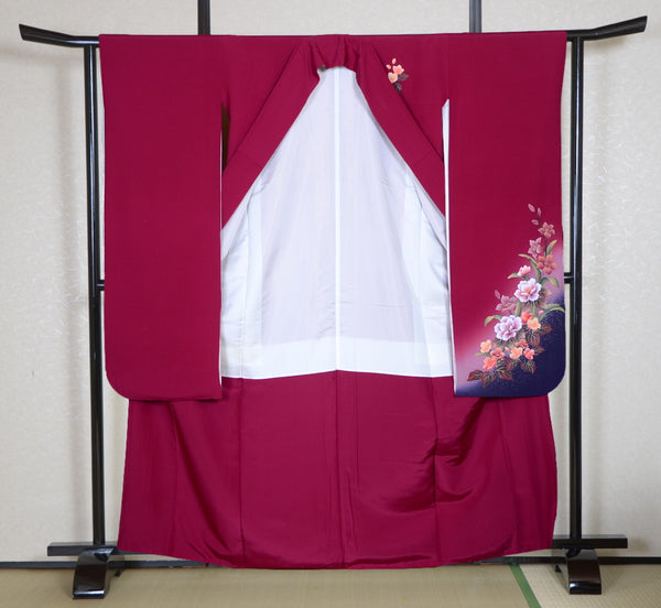 Long-sleeved kimono 6 items set / Furisode / FK#1-833