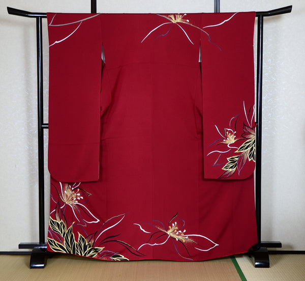 Long-sleeved kimono 6 items set / Furisode / FK#1-378