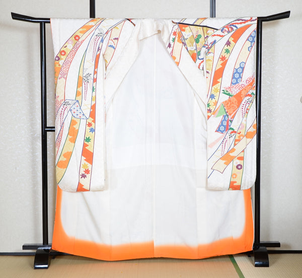 Long-sleeved kimono 6 items set / Furisode / FK#1-726