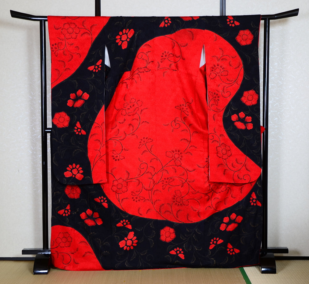 Long-sleeved kimono 6 items set / Furisode / FK#1-383