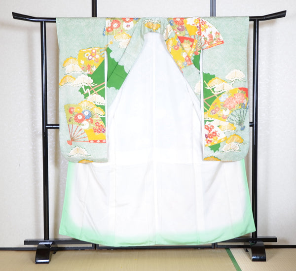 Long-sleeved kimono 6 items set / Furisode / FK#1-564