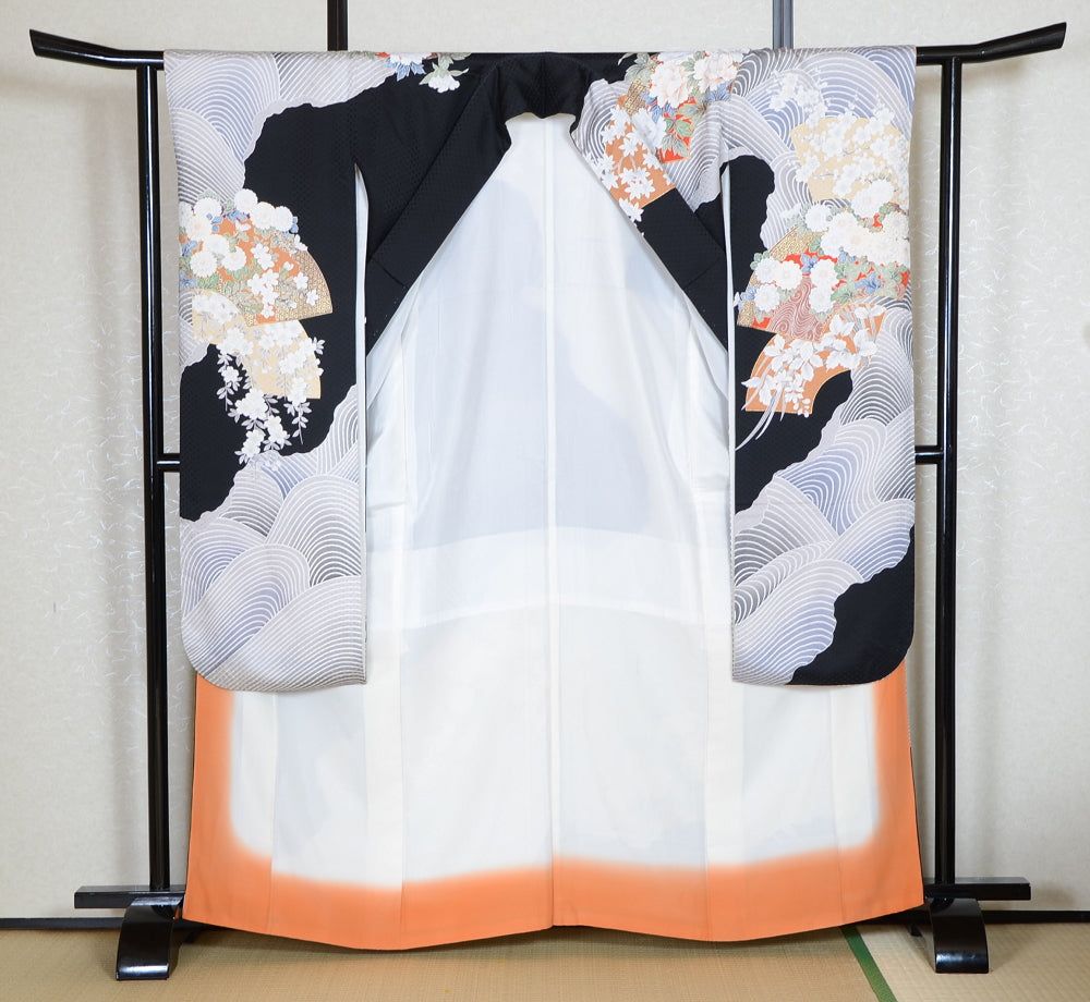 Long-sleeved kimono 6 items set / Furisode / FK#1-739