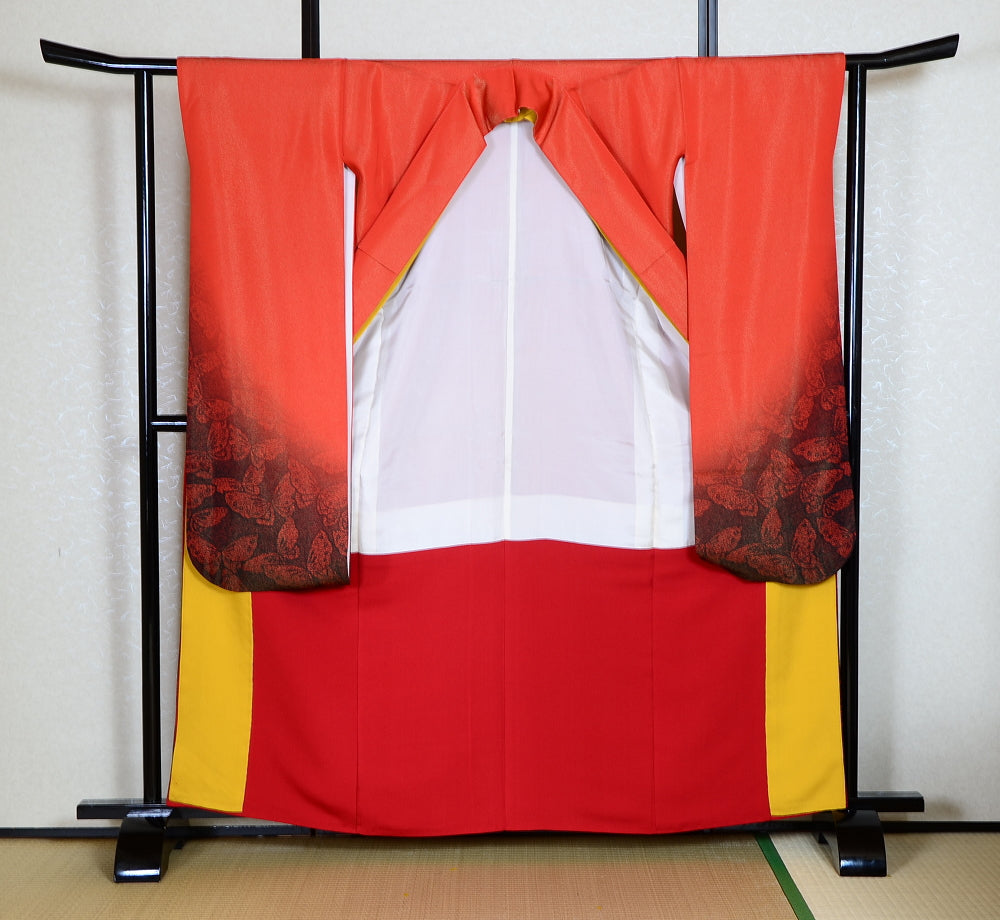 Long-sleeved kimono 6 items set / Furisode / FK#1-674