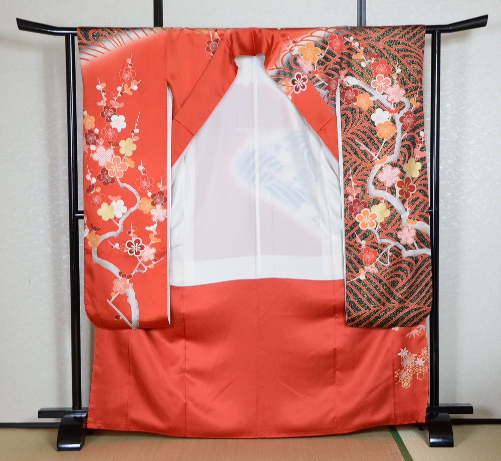 Long-sleeved kimono 6 items set / Furisode / FK#1-769