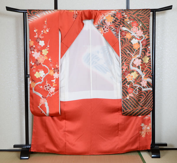 Long-sleeved kimono 6 items set / Furisode / FK#1-769