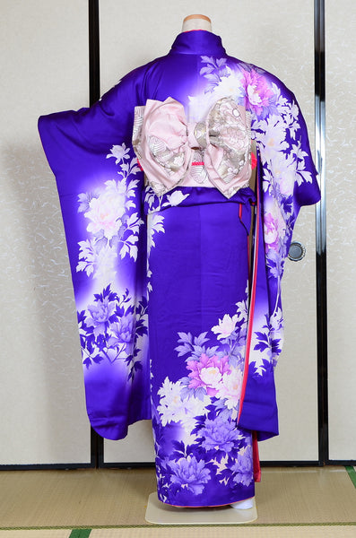 Long-sleeved kimono 6 items set / Furisode / FK#1-230