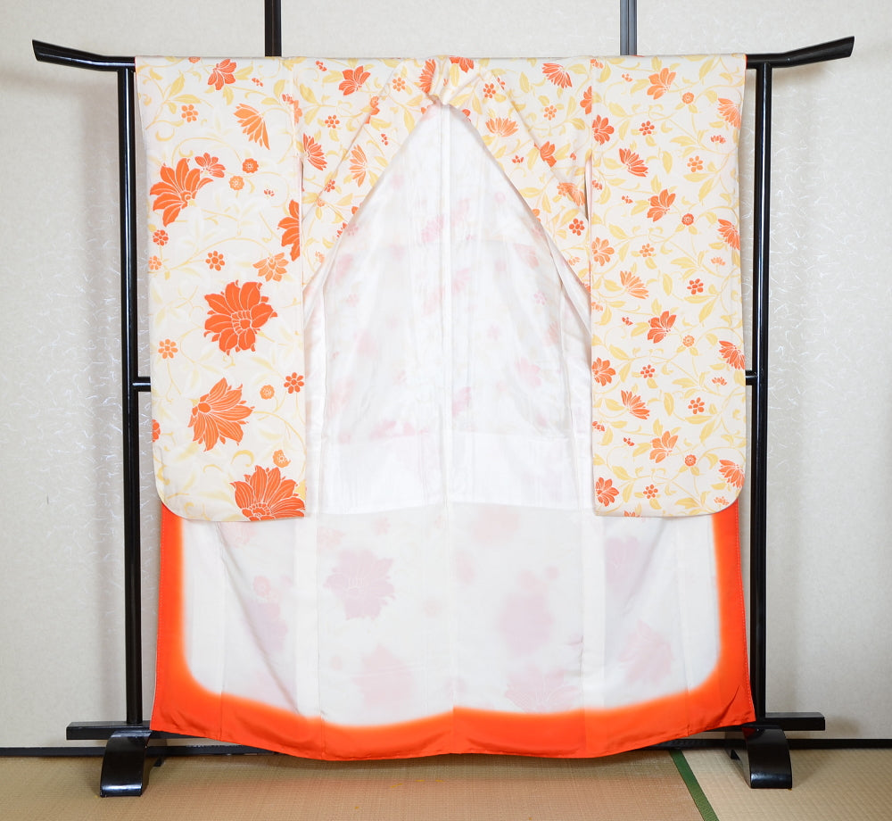 Long-sleeved kimono 6 items set / Furisode / FK#1-805