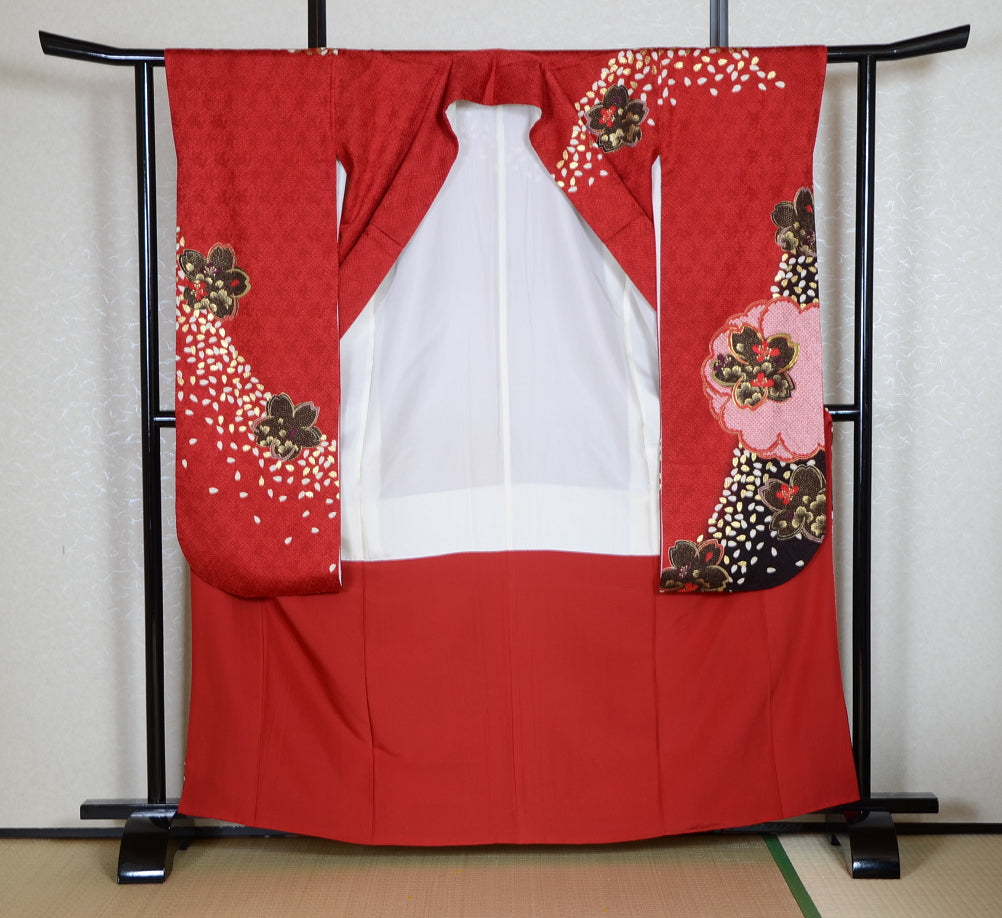 Long-sleeved kimono 6 items set / Furisode / FK#1-540